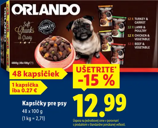 Orlando Kapsičky pre psy