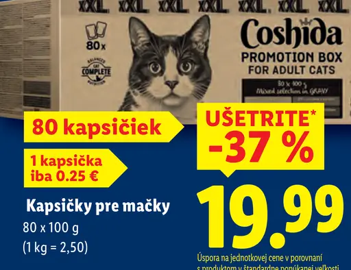 Coshida Kapsičky pre mačky