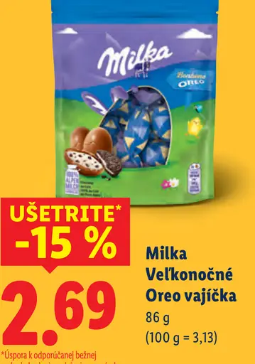 Milka veľkonočné Oreo vajíčka