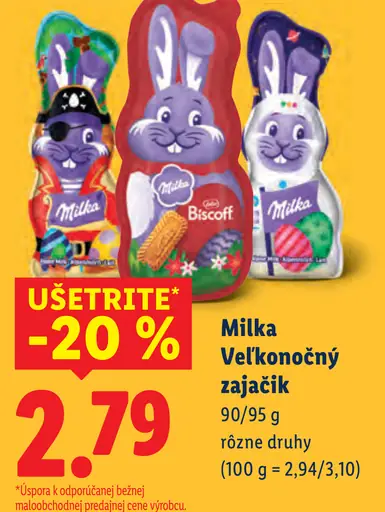 Milka veľkonočný zajačik