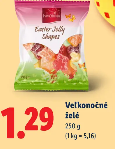 Favorina Veľkonočné želé