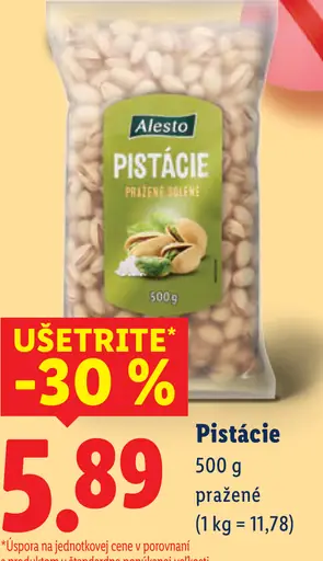 Alesto Pistácie pražené