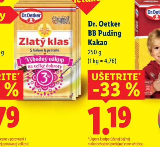 Dr. Oetker BB puding kakaový