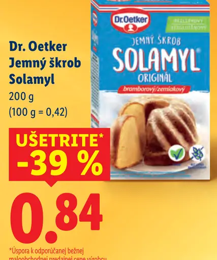 Dr. Oetker Jemný škrob Solamyl