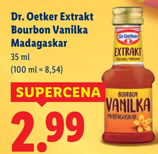 Dr. Oetker Extrakt prírodný bourbon vanilka Madagaskar