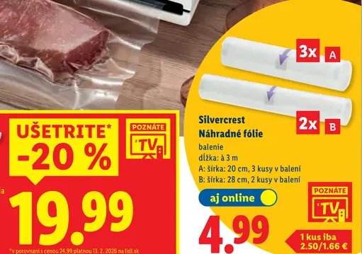 Silvercrest Náhradné fólie