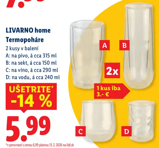 LIVARNO home thermopoháre sada 2 kusy