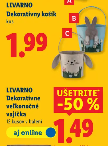 Livarno Dekoratívne veľkonočné vajíčka