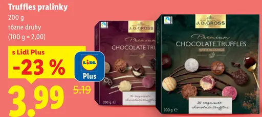 J. D. Gross Truffles pralinky