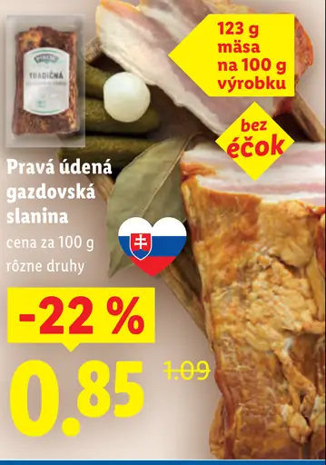 Pikok Pure pravá údená gazdovská slanina