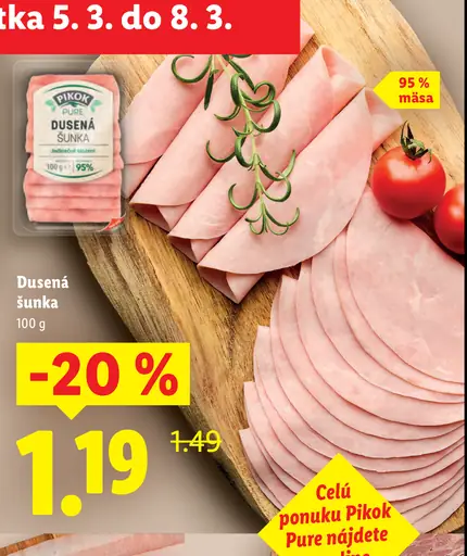 Pikok Pure dusená šunka