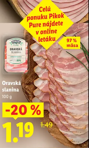 Pikok Pure Oravská slanina