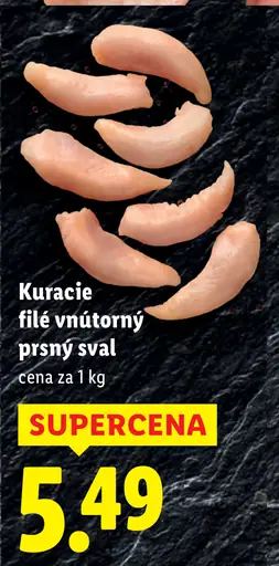 Kuracie filé vnútorný prsný sval