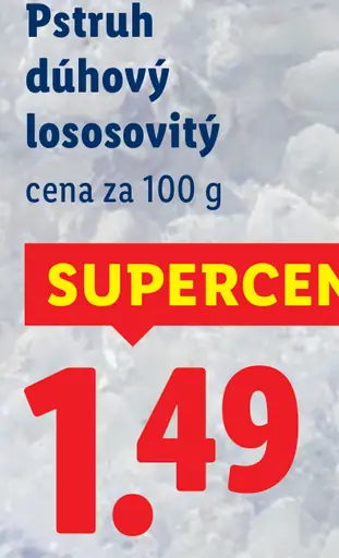 Pstruh dúhový pitvaný