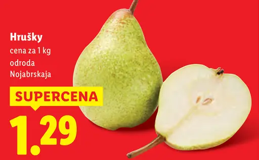 Hrušky odroda Nojabrskaja