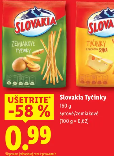 Slovakia zemiačikové tyčinky