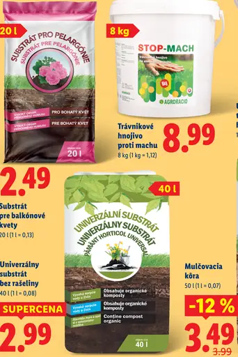 Substrát pre balkónové kvety