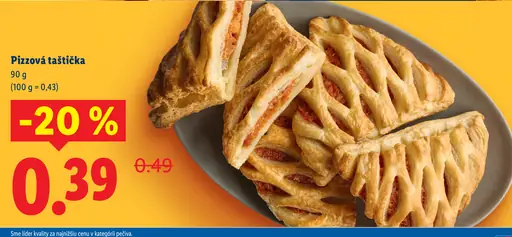 Pizzová taštička pečivo