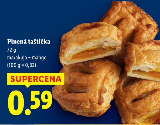 Plnená taštička marakuja mango