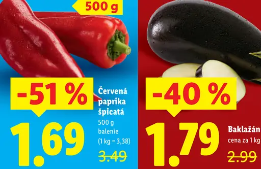 Červená paprika špicatá Kápia