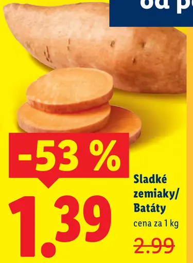 Sladké zemiaky/Bataty