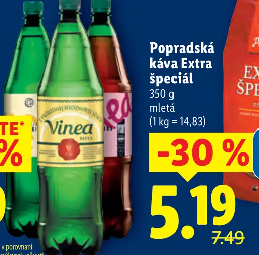 Popradská káva Extra špeciál mletá