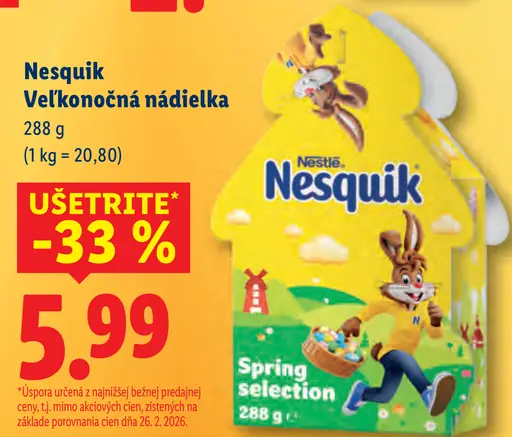 Nesquik Veľkonočná nádielka Spring selection