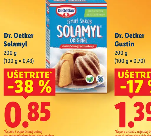 Dr. Oetker Solamyl zemiakový škrob