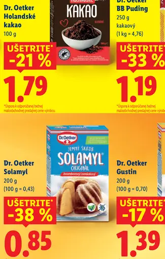 Dr. Oetker Gustin kukuričný škrob