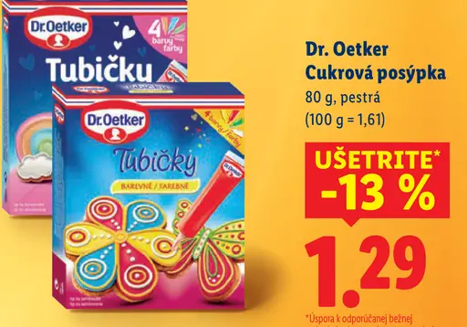 Dr. Oetker cukrová posýpka pestrá