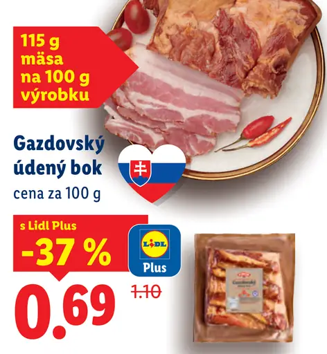 Pikok Gazdovský údený bok