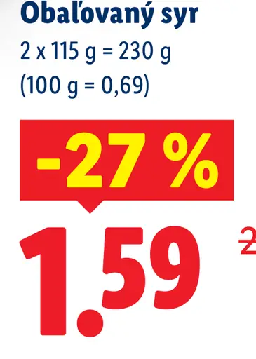 Chef Select obalovaný syr