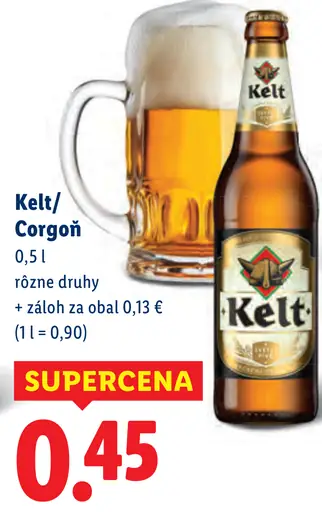 Kelt / Corgoň svetlé pivo