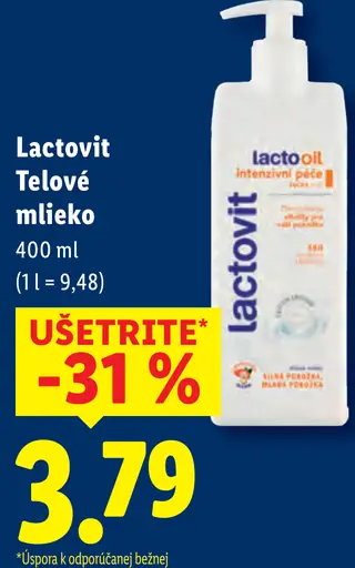Lactovit Telové mlieko