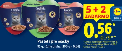 Coshida paštéta pre mačky