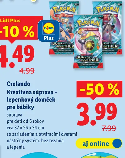 Crelando Kreatívna súprava – lepenkový domček pre bábiky