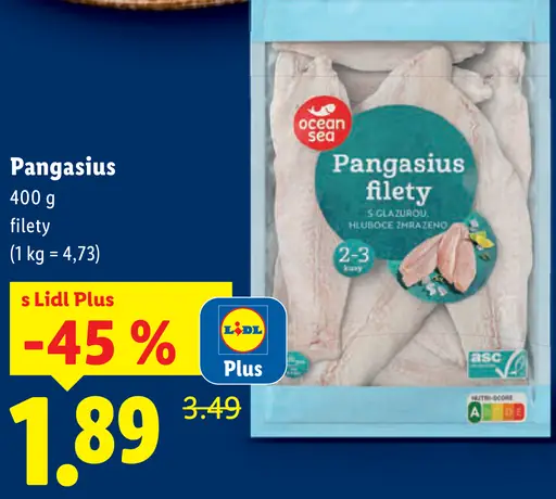 Ocean Sea Pangasius filety