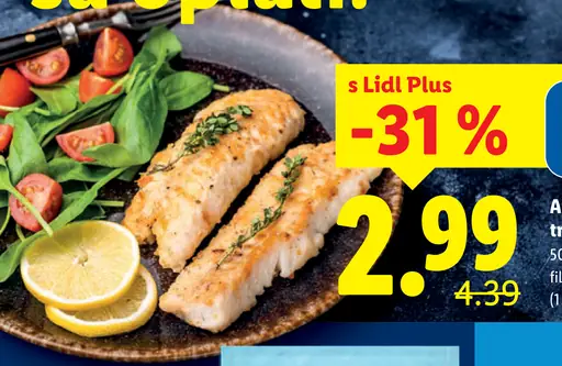 Ocean Sea Aljašská treska