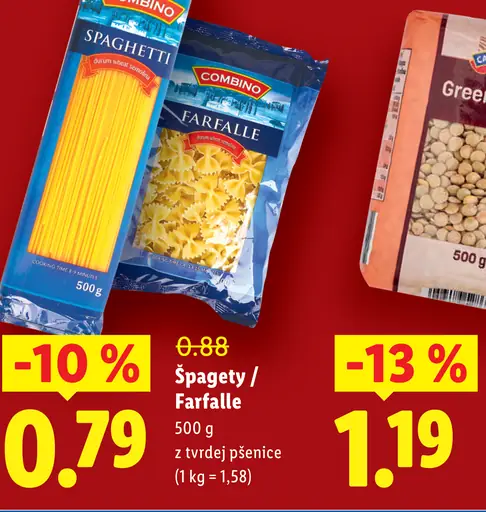 Combino špagety z tvrdej pšenice