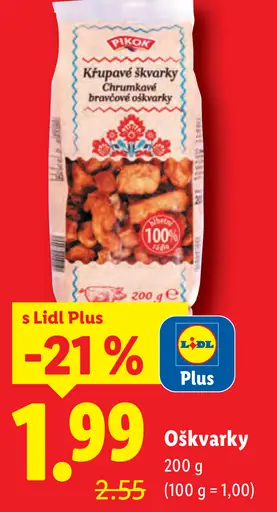 Pikok chrumkavé oškvarky bravčové