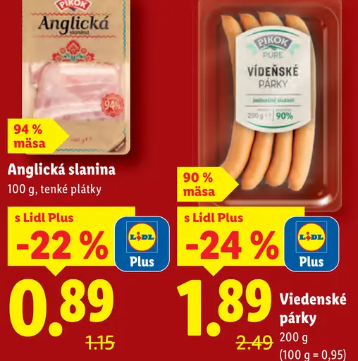 Pikok Anglická slanina