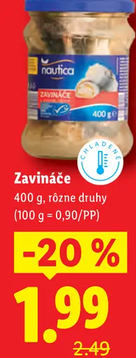 Nautica zavináče v náleve