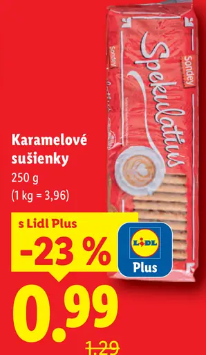 Spekulatius karamelové sušienky