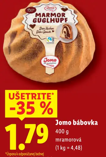 JOMO Bábovka mramorová