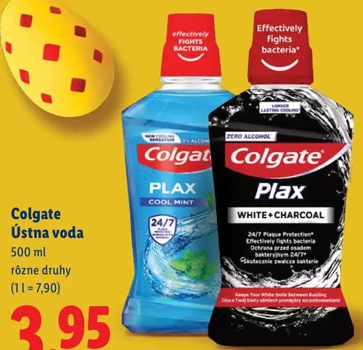 Colgate Plax ústna voda Cool Mint White+Charcoal