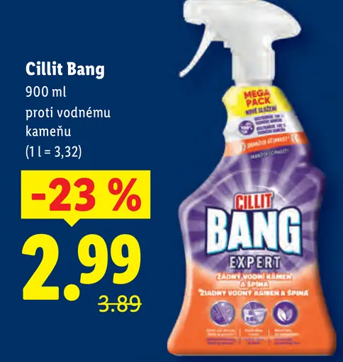 Cillit Bang Sprejový čistič na vodný kameň