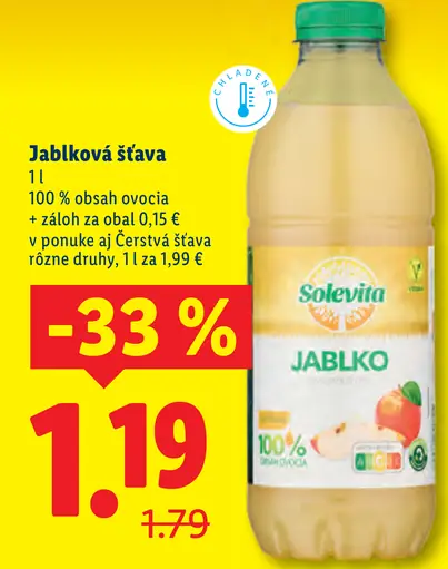 Solevita Jablková šťava