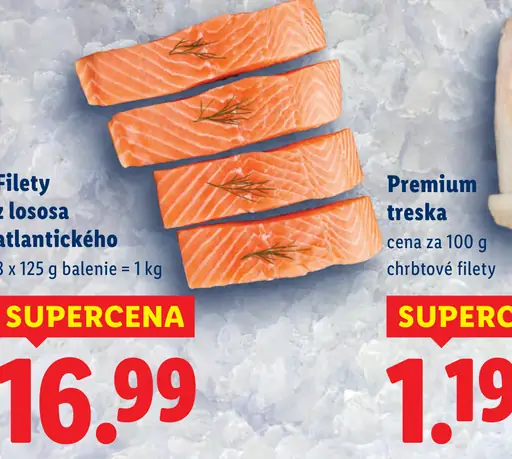 Filety z lososa atlantického