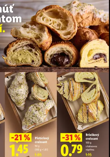 Pistáciový croissant