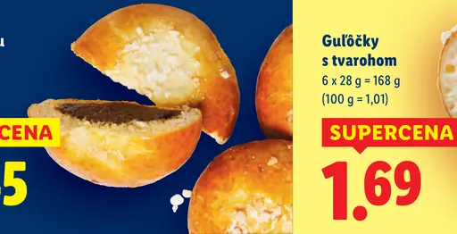 Guľôčky s tvarohom